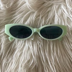 RAEN Tongue Cat-Eye Sunglasses in Holiday/Stormy Blue